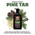 Dr. Squatch Natural Hand And Body Lotion For Men - Made With Shea Butter Coconut Oil Vitamin E For 24-Hr Moisturization - Pine Tar & Fresh Falls (10 Fl Oz 2-Pack)