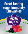 Culturelle Immune Defense Daily Probiotic For Women & Men - 28 Count, Mixed Berry Chewables With 4-In-1 Immune Support. Probiotic Vitamin C, Vitamin D, And Zinc Plus Elderberry