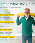 Etta Vita Everyday Debloat & Detox Sugar Fruits And Veggies Gummies