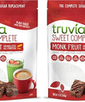 Truvia Sweet Complete Granulated All-Purpose Calorie-Free Sweetener from the Monk Fruit, 12 oz Monkfruit Bag (Pack of 2)