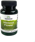 Swanson Full-Spectrum Hibiscus Flower - Herbal Supplement - Natural Formula w/Bioactive Compounds - (60 Capsules 400mg Each)