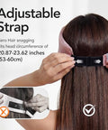 Litbear Silk Sleep Mask For Women Adjustable 100% Mulberry Silk Sleeping Eye Mask For Side Sleeper Total Blackout Eye Cover For All Night Sleep Travel Office Or Napping (Pink)