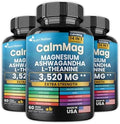 Nutri Nation Best Magnesium Glycinate With Ashwagandha And Ltheanine 14 In 1 Supplement 60 Capsules 3 Bottle