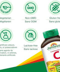 Jamieson Laboratories Vitamin C Chewable 500Mg Mixed 3 Flavours 120 Count