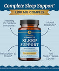 Nobi Nutrition Complete Sleep Support Myo Inositol + Magnesium Glycinate Restful Sleep & Relaxation Support 1100Mg Complex Melatonin Nongmo Inositol Supplement With Magnesiumglycinate 60 Ct