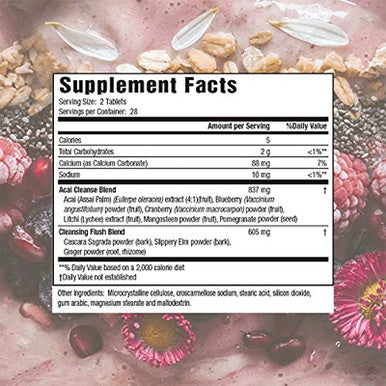 Applied Nutrition 14-Day Acai Berry Cleanse Tablets 56 Tablets (Pack of 3)