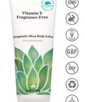 DERMA E Vitamin E Fragrance Free Therapeutic Shea Body Lotion Natural Moisturizer for Sensitive Skin Unscented Soothing Moisturizing Cream, 8 oz