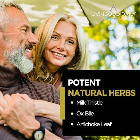 Livingood Daily Liver + Gallbladder Cleanse Or Support 2-In-1 Detox & Daily Support With Milk Thistle Nac Berberine Dandelion Root Artichoke & Digestive Enzymes Gluten Vegan 56 Capsules