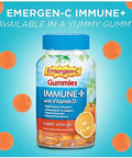 Emergen-C Gummies Immune Plus Vitamin D, Super Orange, 45 Gummies (Pack of 2)