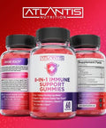 8-In-1 Immune Support 60 Gummies + Keto Acv Gummies Advanced Weight Loss 90 Gummies