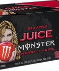 Monster Energy Juice Bad Apple, Energy + Juice, Energy Drink, 16 Ounce (Pack of 15)