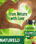 Naturelo Vitamin C Capsules 90 Count Vitamin B Complex 120 Count Bundle