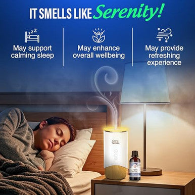 Gurunanda Calming Sleep Essential Oil Blend Of 100 Natural Pure & Undiluted Essential Oils Promote Relaxation Calmness & Restful Sleep 3.9 Fl Oz