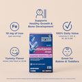 Mommys Bliss Baby Multivitamin + Iron Daily Essential Vitamins for Immune Support Healthy Growth and Bone Development Age 2 Months+ 30 ml Liquid