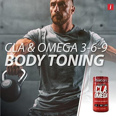 Isatori Ultra Cla Omega 3 6 9 Natural Weight Loss Fat Burner Muscle Toner With Conjugated Linoleic Acid Omega 3 Fish Oil & Safflower Stimulant- 90 Softgels