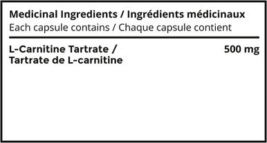 EBYSU L-Carnitine L-Tartrate Supplement - 180 Capsules - Workout Support Supplements (500mg)