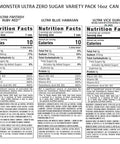 Monster Energy Ultra Variety Pack, Blue Hawaiian, Ultra Vice Guava, Ultra Fantasy Ruby Red, Sugar Free Energy Drink, 16 Ounce (Pack of 15)