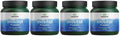 Swanson 100% Pure Inositol Powder - Natural Supplement Promoting Focus & Relaxation - Nerve & Cellular Support- (8oz) 4 Pack