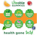 Lifeable Magnesium Citrate Gummies Sugar Great Tasting Magnesium Supplement Gummies for Adults Vegan Non GMO Magnesium Gummy for Men and Women for Muscle Relaxation 60 Count