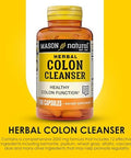Mason Natural Herbal Colon Cleanser 300 Day Supply Dietary Supplement Supports Digestive Health With Soluble Fibers Probiotics & Herbs 3 Pack