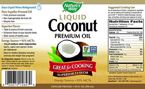 Liquid Coconut Oil