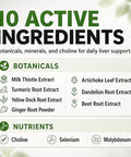 Balance One Liver Support Supplement With Milk Thistle Molybdenum Dandelion Root &