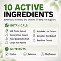 Balance One Liver Support Supplement With Milk Thistle Molybdenum Dandelion Root &