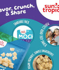Sun Tropics Mochi Snack Bites Sea Salt Dairy Free Gluten Free 3.5 Oz (Pack of 12)