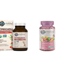 Garden of Life Organics Ashwagandha Stress Mood & Energy Support Supplement & Organics Women'S Gummy Vitamins - Berry - Certified Organic Non-Gmo Vegan