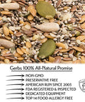 Gerbs Super 7 Seed Snack Mix 4 lbs. | Raw, No Artificial Additives, Resealable Bag | Crunchy Pumpkin, Sunflower, Brown & Golden Flax, Black & White Chia, Hemp | Top 14 Allergen-Free