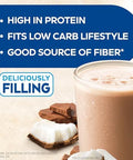 Atkins Creamy Chocolate Coconut Protein Shake 15G Protein 2G Net Carbs 1G Sugar Keto Friendly 12 Count