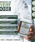 Ashwagandha Ksm-66 Vegan Root Extract Capsules 5% Withanolides, Non-Gmo, Gluten-Free, Allergen And Lactose ÃƒÂ¢Ã¢â€šÂ¬Ã¢â‚¬Å“ Ashwagandha Supplements 300Mg For Men And Women, 120 Capsules.