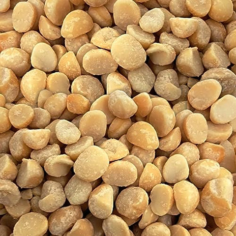 Wellsley Farms Salted & Dry Roasted Macadamia Nuts (1 Bag) Lightly Seasoned with Sea Salt 10 oz Resealable Bag Kosher KetoFriendly.