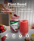 Floradix Salus Red Beet Crystals - Organic Nutritional Beet Root Powder Mix - Superfood Powder Supplement With Vitamin C Folate Magnesium & Potassium 7 Oz