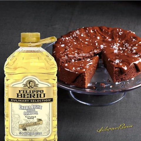 Filippo Berio EXTRA LIGHT Olive Oil, 1 Gallon ÃƒÆ’Ã‚Â¢ÃƒÂ¢Ã¢â‚¬Å¡Ã‚Â¬ÃƒÂ¢Ã¢â€šÂ¬Ã…â€œ For Baking and Frying