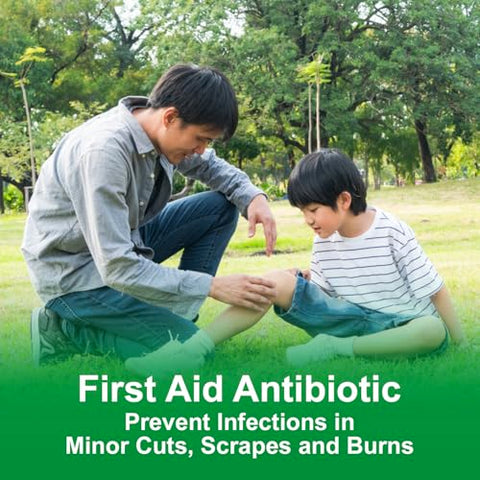 Careall Bacitracin Antibiotic Zinc Ointment (144 Pack) 0.9Gr Foil Packet. First Aid Ointment That Prevents Infections For Minor Cuts Scrapes And Burns