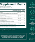 Etta Vita Liposomal Nad Supplement - Resveratrol Urolithin A Coq10 & Muira Puama (Made In Usa) Nad Supplement For Natural Energy Brain Fog Digestion Detox Gut Health Microbiome Nr Nmn Replacement