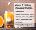 MapleLife High Absorption Vitamin C - 10 Effervescent Tablets, Orange Flavor, 1000 milligrams