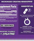 Finaflex Pure Creatine 150 Capsules Promotes Muscular Strength Size & Performance 100% Pure Micronized Creatine Monohydrate 50 Servings