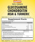 Sundance Glucosamine Chondroitin With Msm And Turmeric 80 Caplets Triple Strength Formula Nongmo And Gluten Supplement