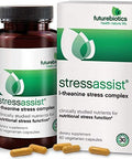 Futurebiotics Stressassist Ltheanine Ashwagandha And Rhodiola Rosea Stress Complex Natural Nutritional Stress Function 90 Vegetarian Capsules