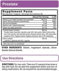 U.S. Doctors' Clinical Prostata Prostate Supplement For Men - Healthy Urinary Tract, Bladder Function, Bph Symptoms With Saw Palmetto, Vitamin E & A, Pumpkin Seed - 60 Capsules - 20-Day Supply