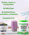 Orgain Organic Vegan Protein Powder Vanilla Bean 21G Plant Based Protein 4G Prebiotic Fiber No Lactose Ingredients No Added Sugar Nongmo For Shakes & Smoothies 1.02 Lb (Packaging May Vary)