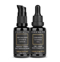 JSHealth Plump & Glow Skincare Bundle - Brightening Vitamin C Serum For Face & Hydrating Vitamin E Face Oil
