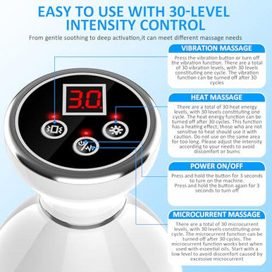 Connova Lym-Phatic Dr-Ainage Massager -Body Scul-Pting Machine With 30-Level Micro-Current Light Heat & Vib-Ration For Legs Arms & Belly Body Helps Reduce Str-Etch Marks & Cell-Ulite
