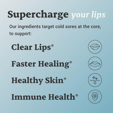 Cold Sore Treatment For Lips With Immune Support L-Lysine 1000Mg Capsules, Chaga, Bee Propolis, Vitamin C, Zinc & Licorice Root Extract Non-Gmo, Vegetarian, 60 Capsules For Men And Women