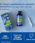 Mommy's Bliss Gripe Water Original Infant Gas & Colic Relief Gripe Water for Babies Gentle & Safe 2 Weeks+ 4 Fl Oz (Pack of 1)