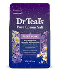 Dr Teal'S Pure Epsom Salt Soak Sleep Blend With Melatonin Lavender & Chamomile Essential Oils & Salt Soak With Pure Epsom Salt Glow & Radiance With Vitamin C & Citrus Essential Oils