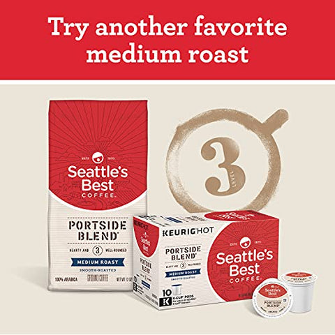SeattleÃƒÂ¢Ã¢â€šÂ¬Ã¢â€žÂ¢s Best Coffee K-Cup Pods, House Blend Medium Roast, Smooth Roasted Ground Coffee K-Cups for Keurig Brewers, 10 CT K-Cup Pods/Box (Pack of 3 Boxes)