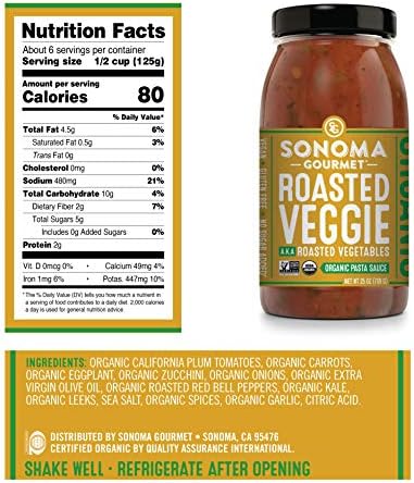 Sonoma Gourmet Sauce Psta Rstd Veggies
